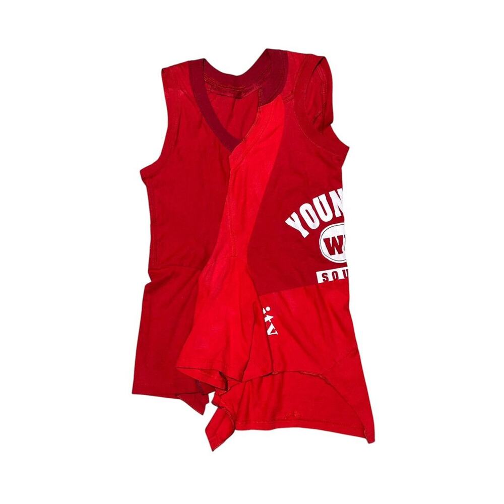 Deconstructed Patchwork Tank Top - image 1